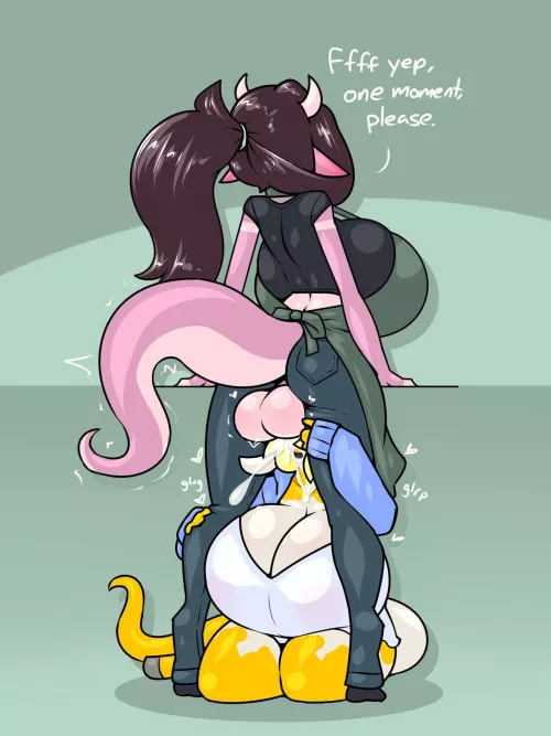 Shhhh! If you don't quiet down then the customers will hear you! You can come up for breath once they leave! (Limebreaker)