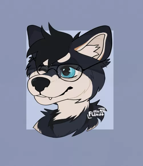 shiba//art by me @flowfells on twitter