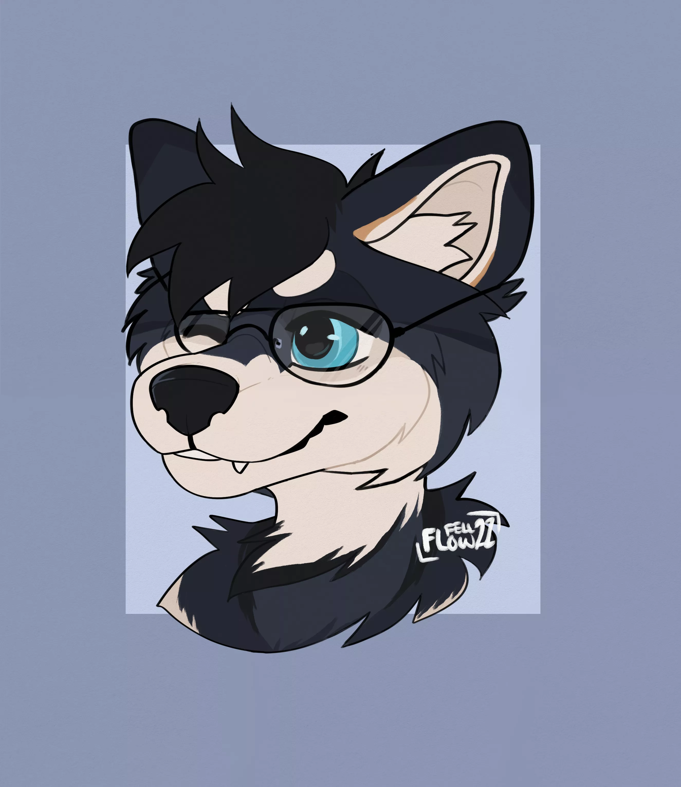 shiba//art by me @flowfells on twitter