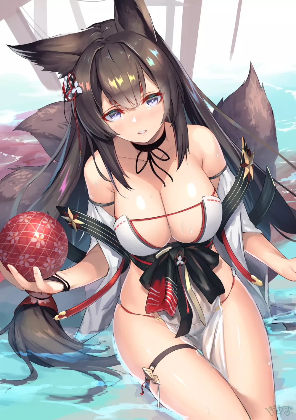 Shkikkan-sama, Do You want to play a game with me? (IJN Amagi, Azur Lane, Sakura Empire Faction)