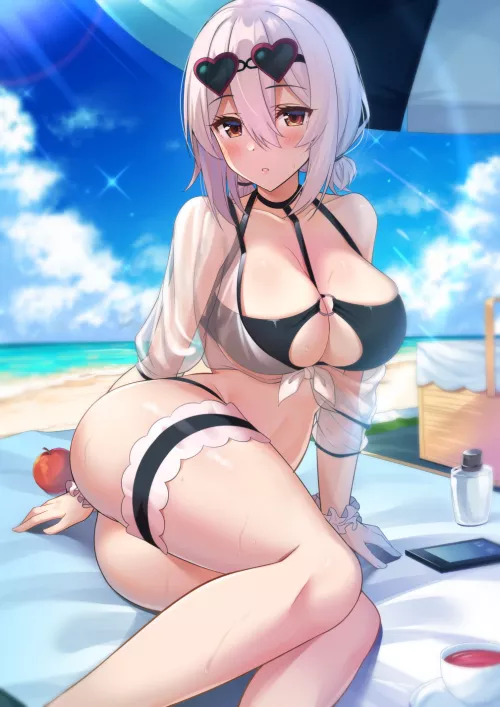 Shkikkan-sama, Do You want to rub lotion on me? (HMS Sirius, Azur Lane, Royal Navy Faction)