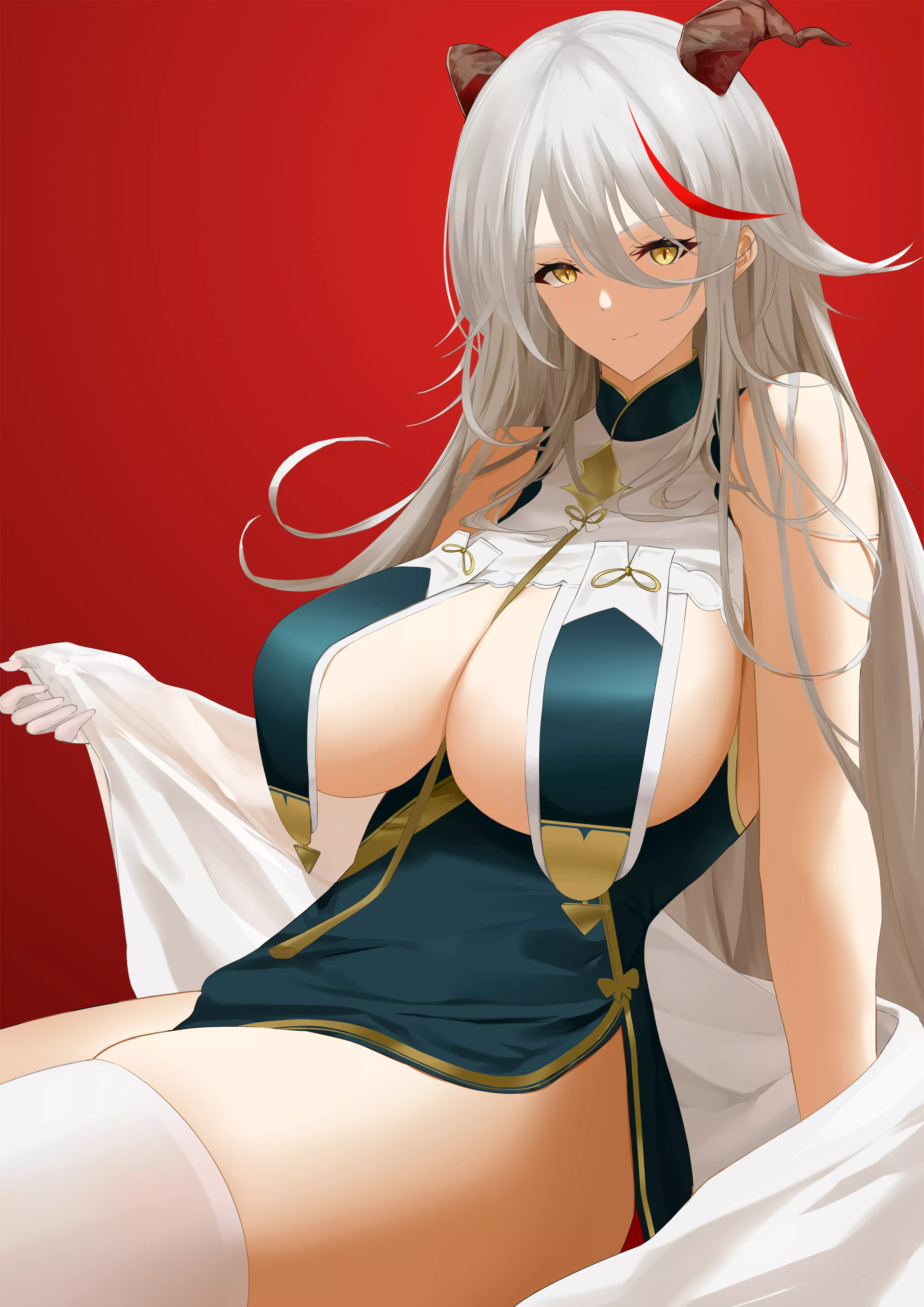 Shkikkan-sama, I'm wearing Sirius's Clothes (KMS Aegir, Azur Lane, Ironblood Faction)