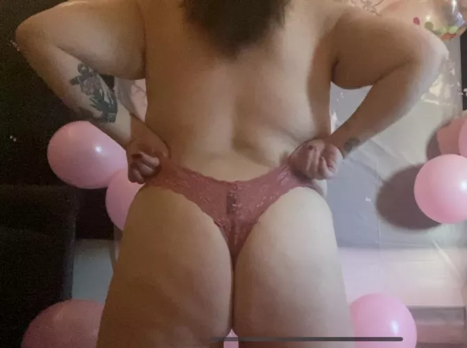 Should I bend over and make this thong disappear even more? 😈