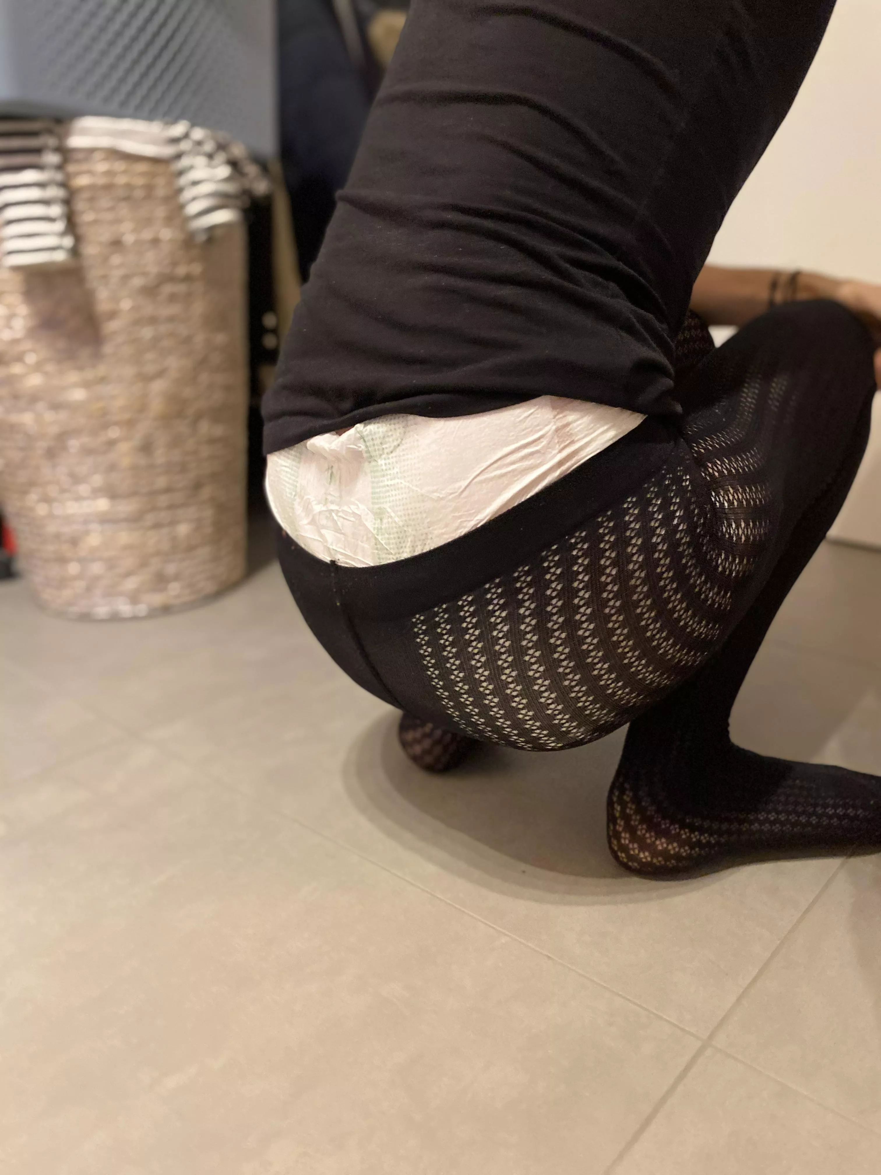 Should I change her right after ? 😓 morning surprise ….