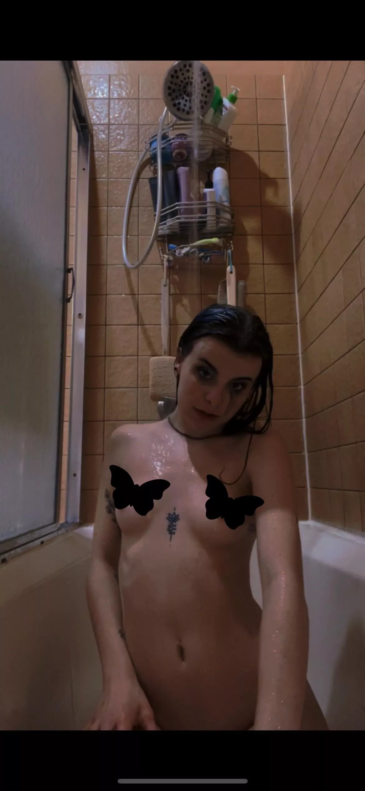 Should’ve used waterproof mascara…