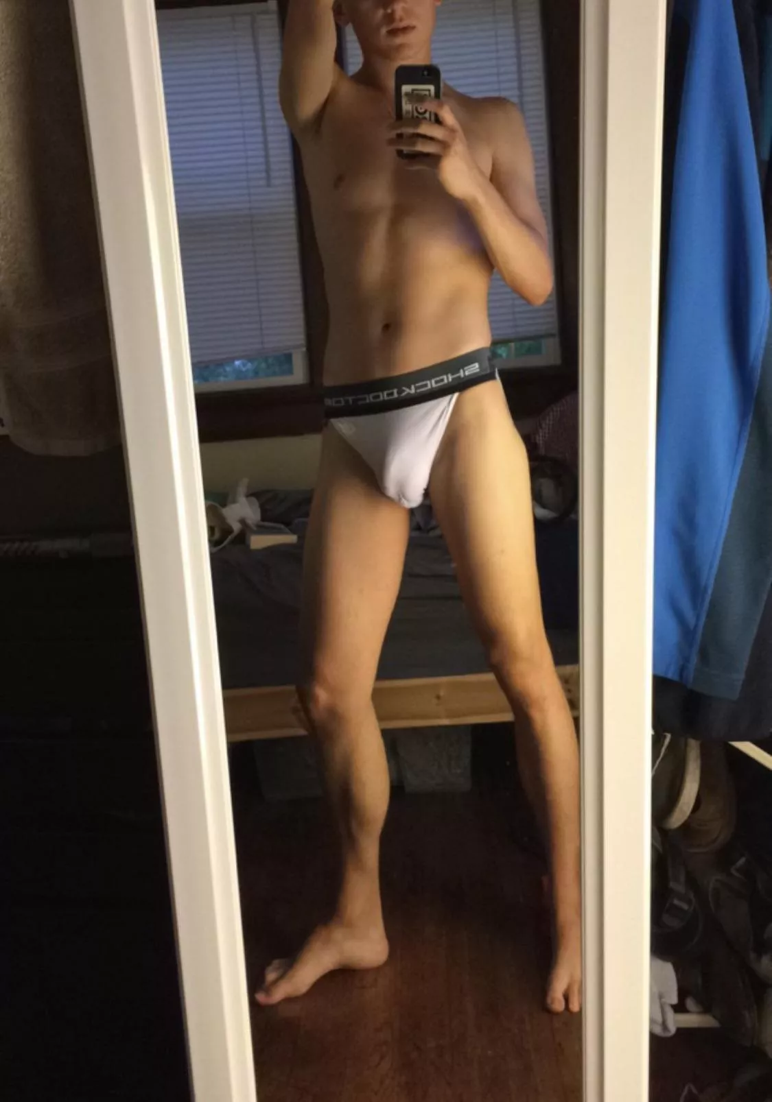 Shoutout to my college roommate for gifting me this jockstrap