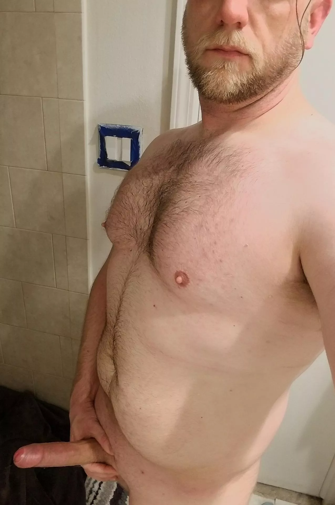 Shower. Boner. Beard.