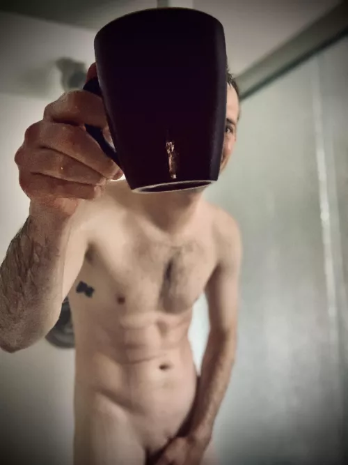 Shower coffee - because this week requires multi tasking