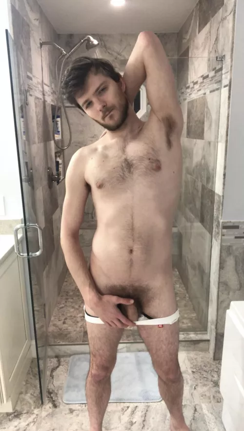 Shower time for this dirty boy
