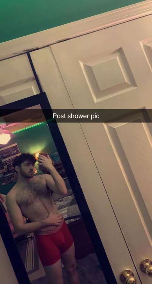 Showered and now I’m ready to play some games