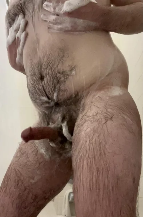 Showering is always more fun with someone elseโฆ But plenty fun on its own