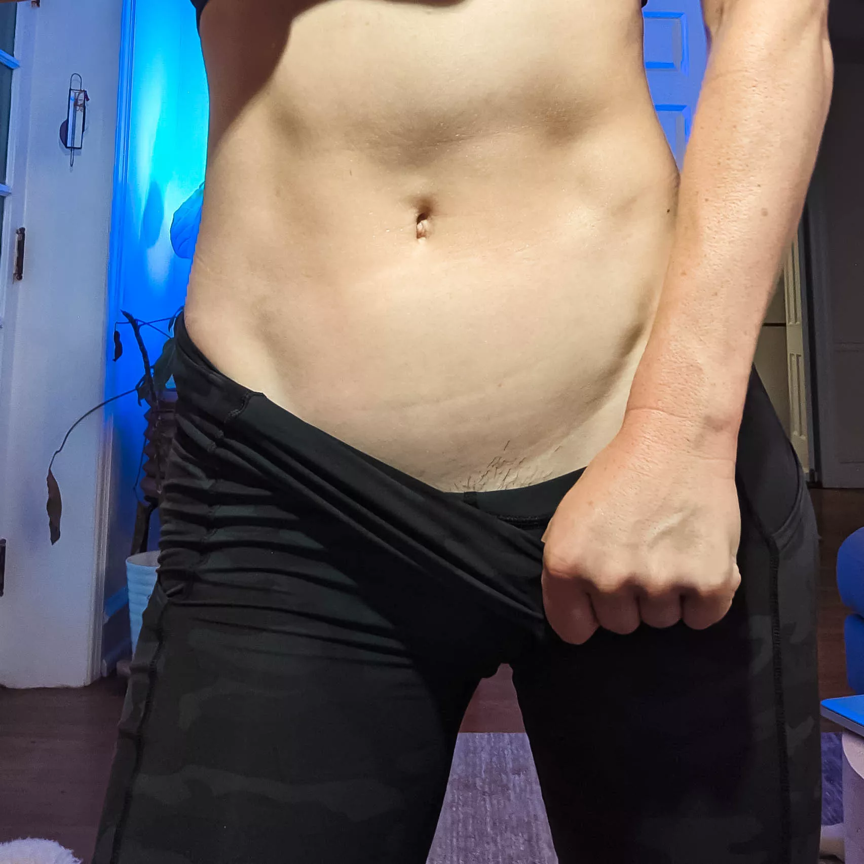 showing off after my workout