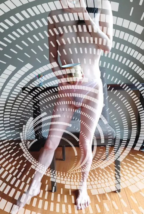 Silver and Gold with spiral-I love how this turned out (F) [OC]