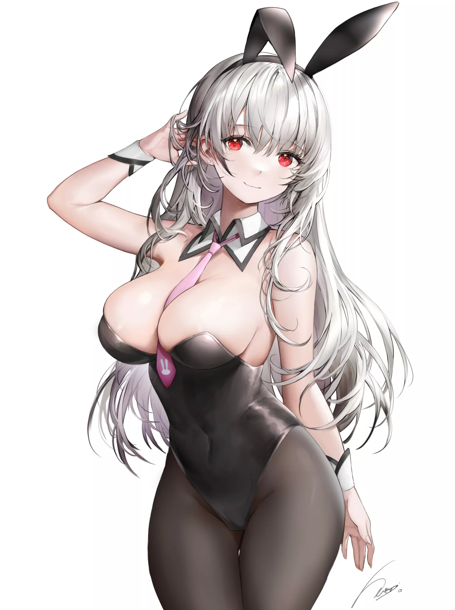 Silver Bunny Girl