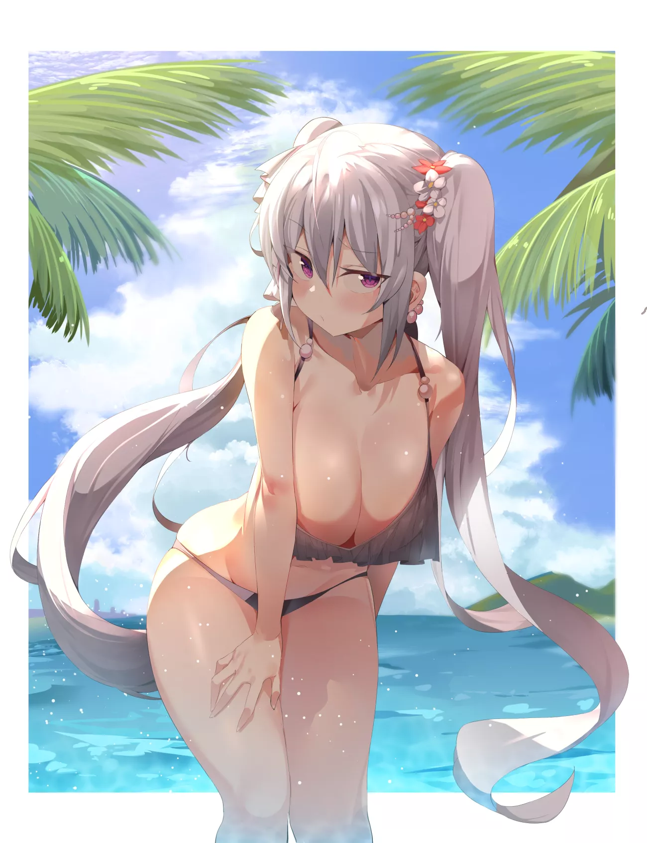 Silver Twintails