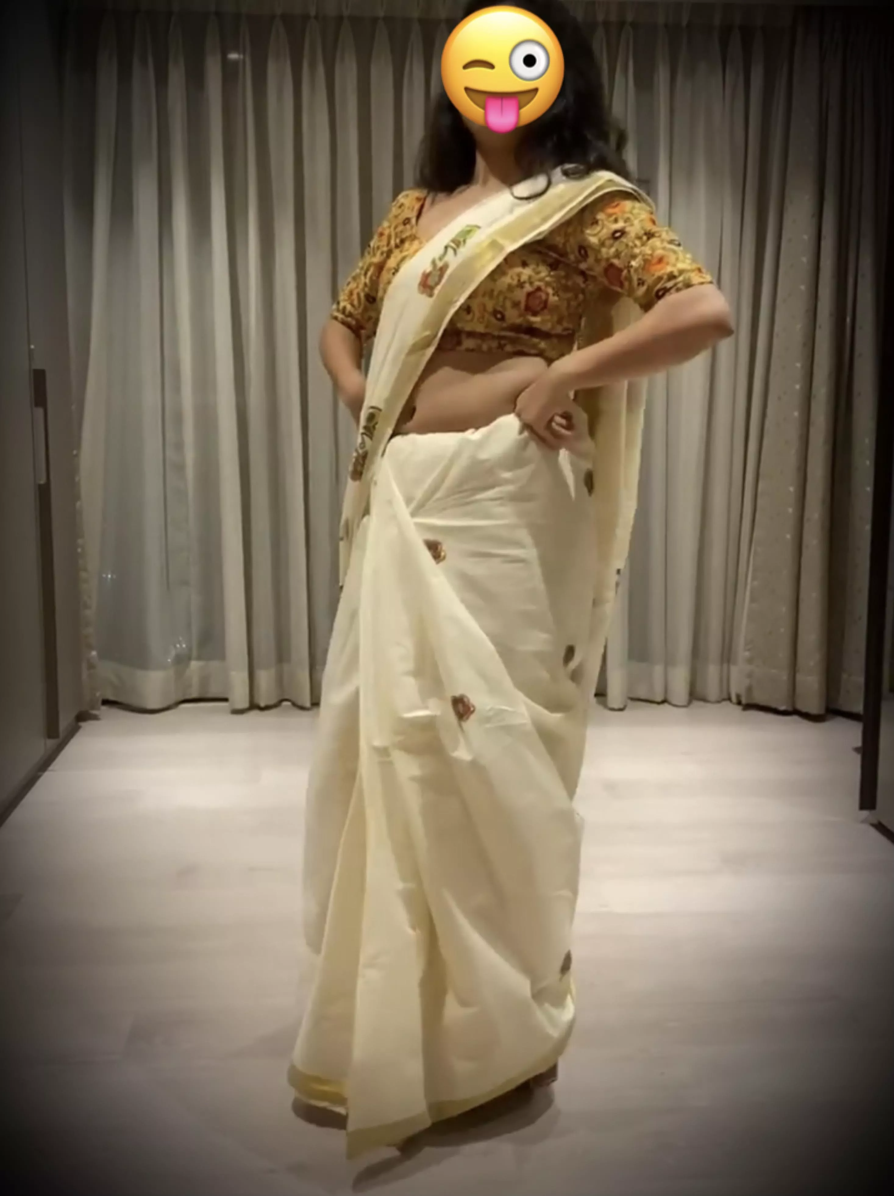 Since it’s festive season and I have got a lot of request to sow myself in traditional wear. What do you guys think ? Since it’s festive season and I have got a lot of request to sow myself in traditional wear. What do you guys think ?