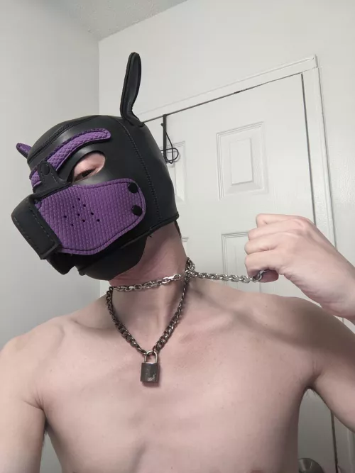 Sir got me a new chain he can pull on *extra* hard 🥵🔒