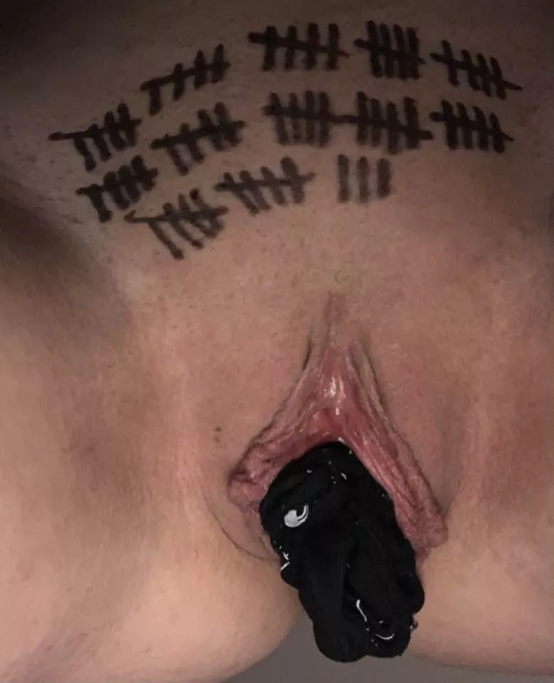 Sir told me I couldn’t touch my clit until I showed Reddit how many men have fucked my cunt