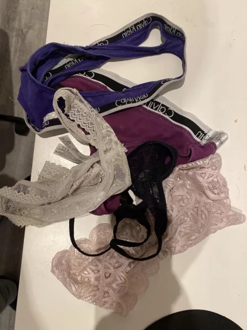 Sister in laws panties and thongs