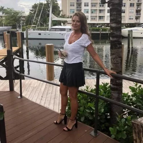 Sister-in-law posing for me