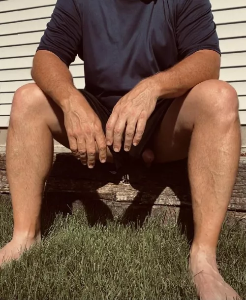 Sit down and take a break.