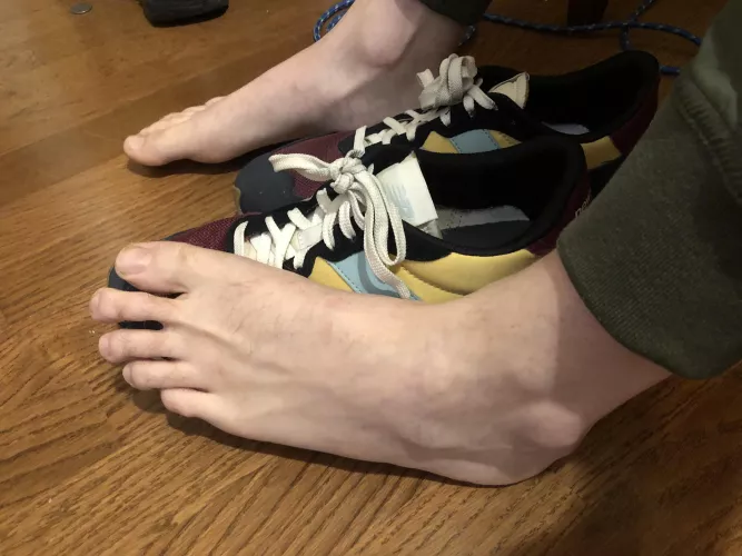 Size 11. Hairy and Sweaty. What do you think?