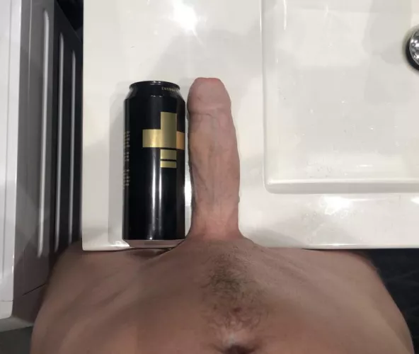 Size of a 16oz can. How many of you can honestly say you’re bigger?