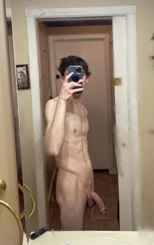 skinny boy, fat cock 😉