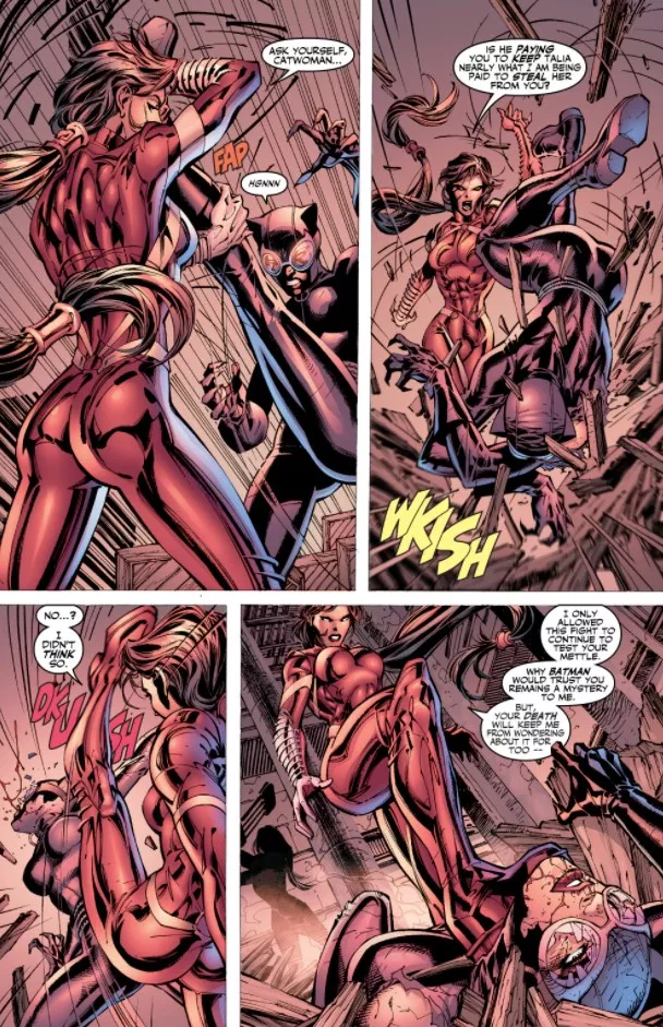 Skintight Catfight [Batman (1940) #616]