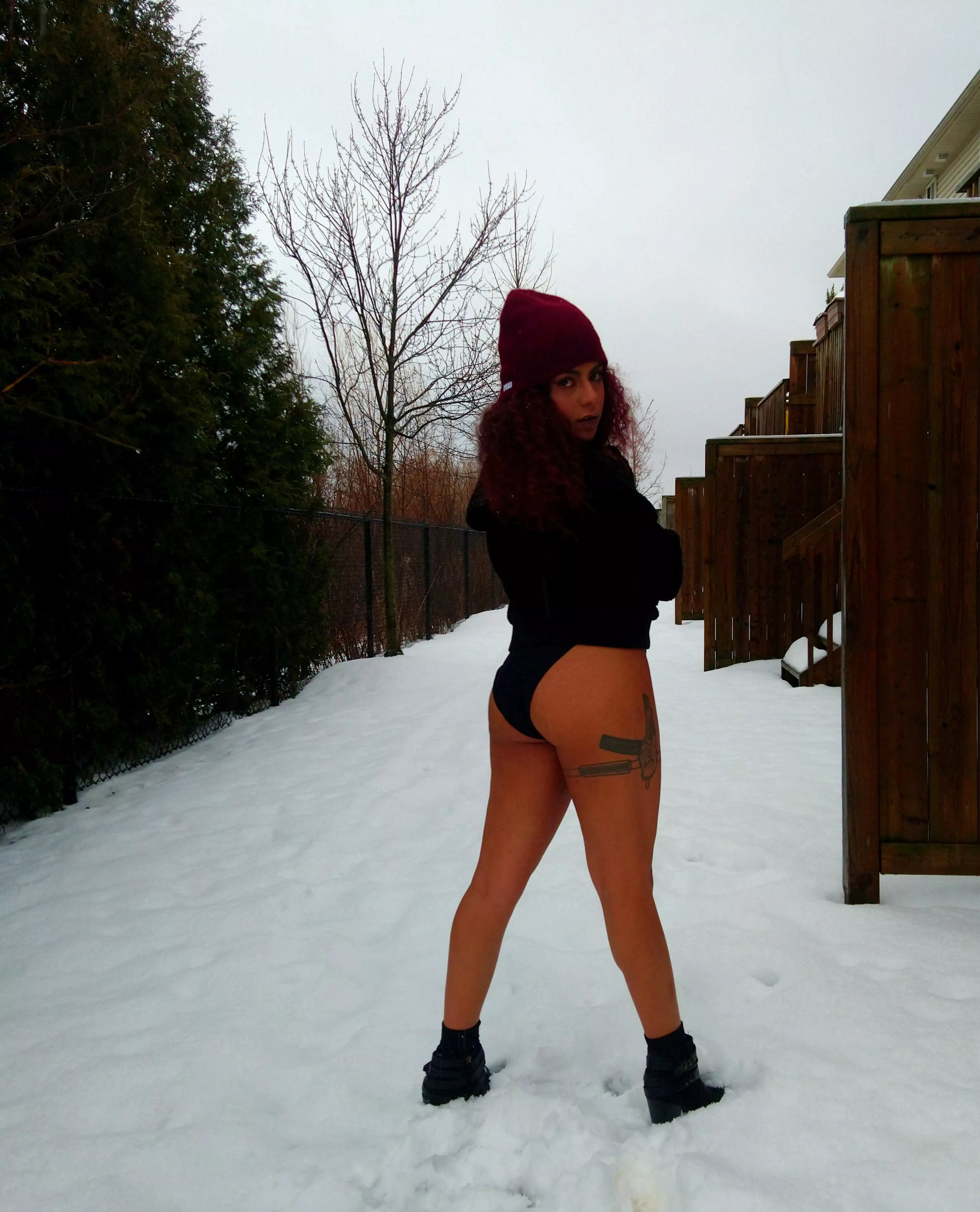 Slap it until I'm warm?