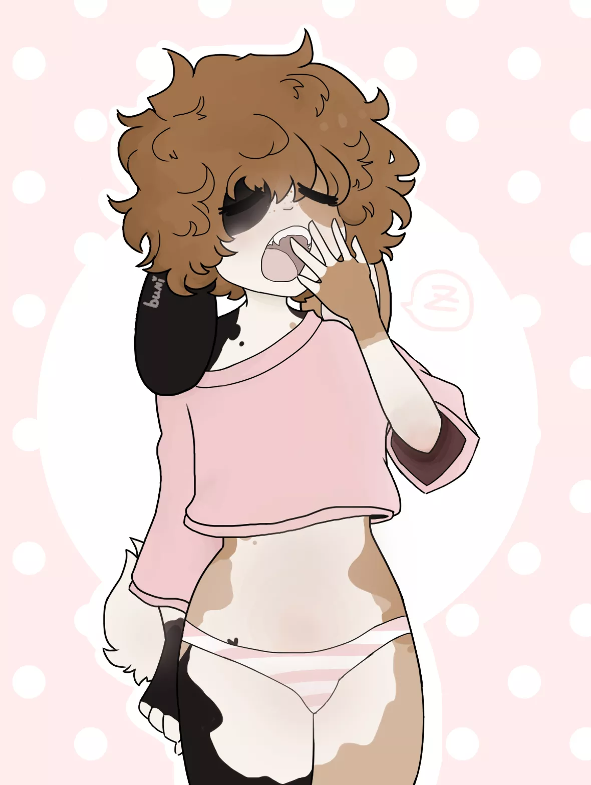 sleepy sona :3c | art by me (@miaobuni on instagram; @buni on toyhouse)