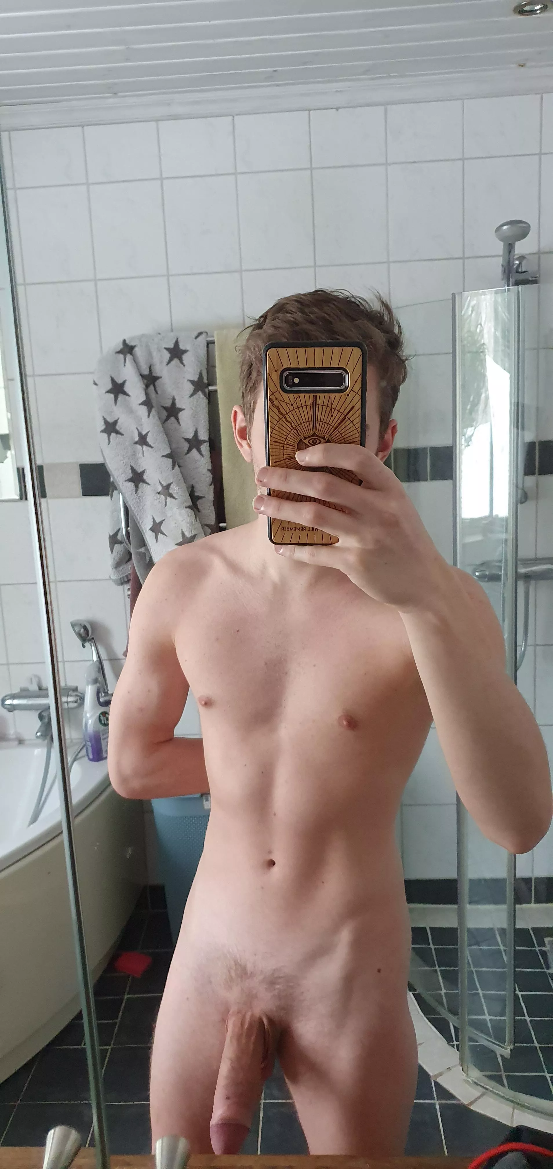 Slight hard on before the shower. Could use some help.