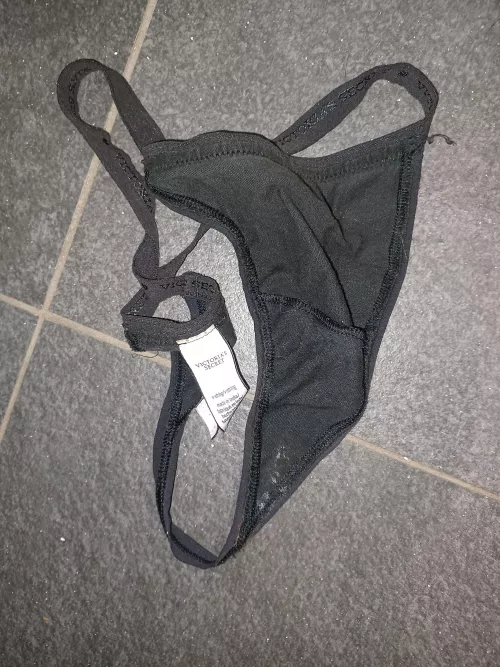 Slightly stained VS thong