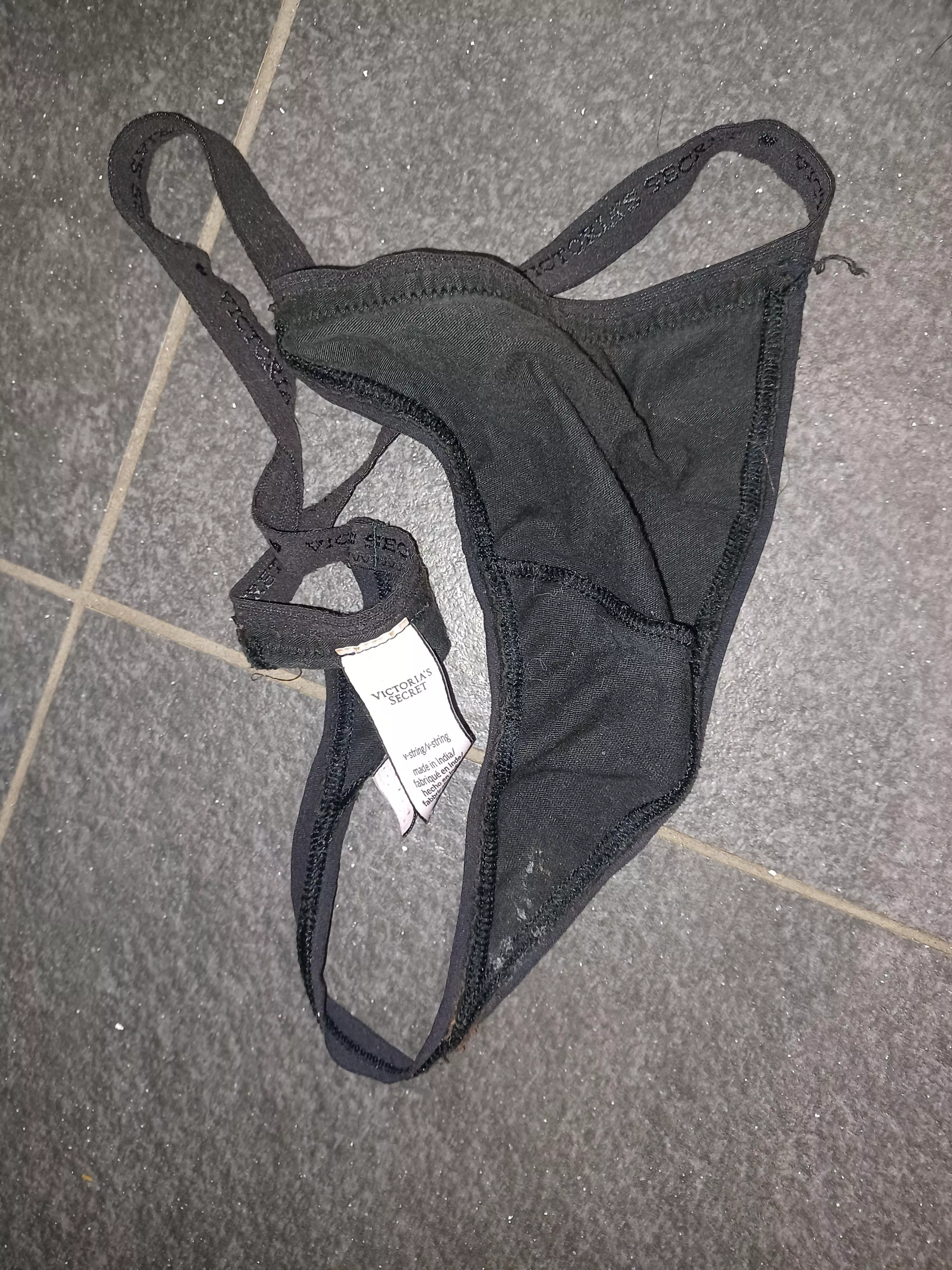 Slightly stained VS thong