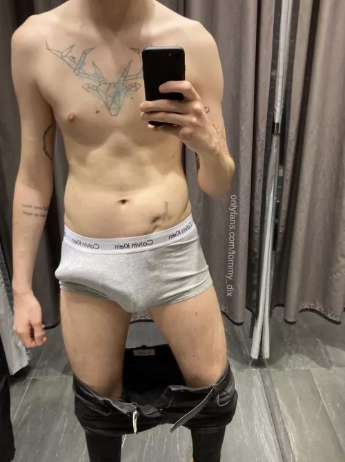 Slightly visible bulge 😈😈