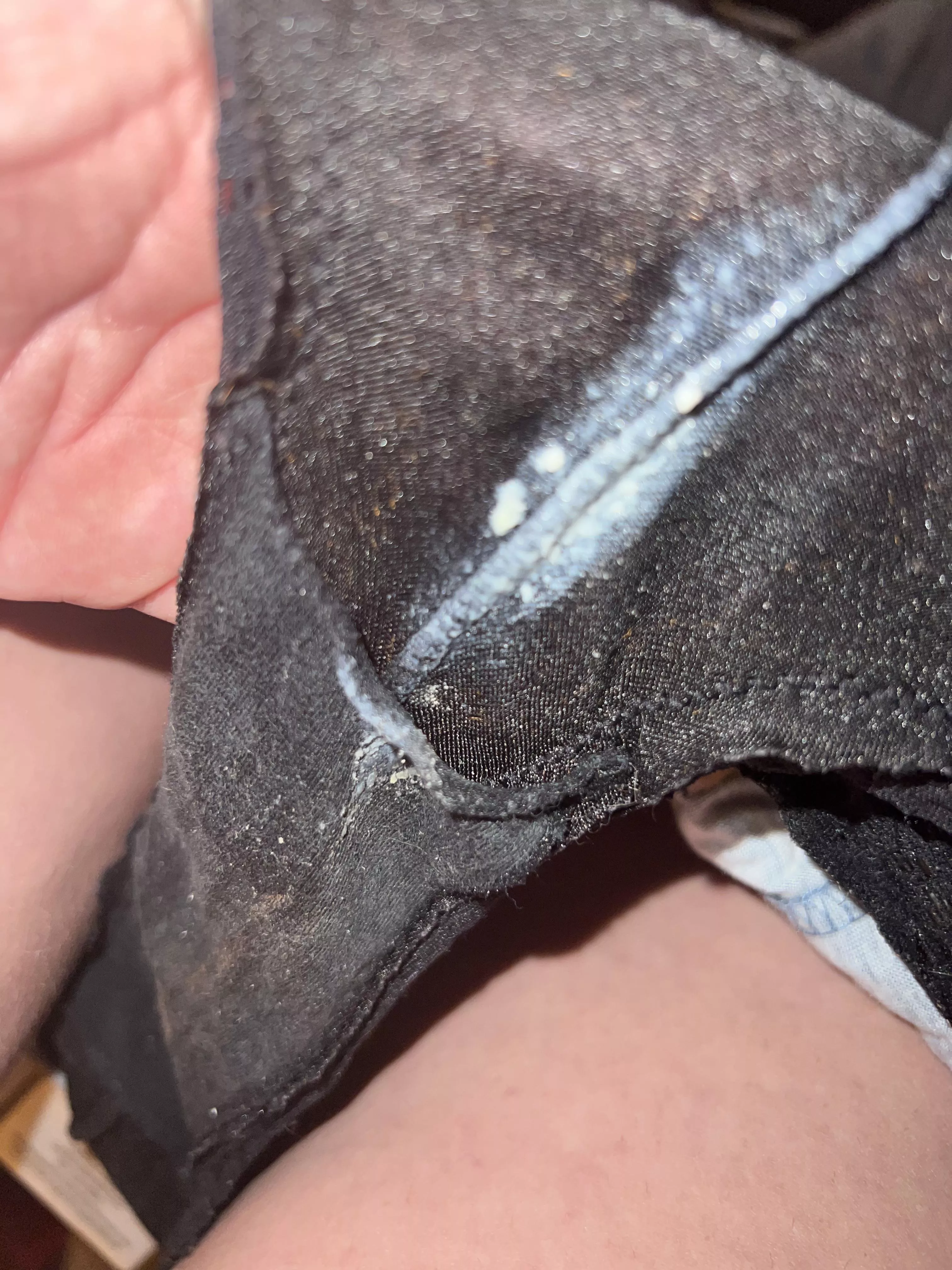 slipped out of my pussy lips in a perfect line, lol 🙈