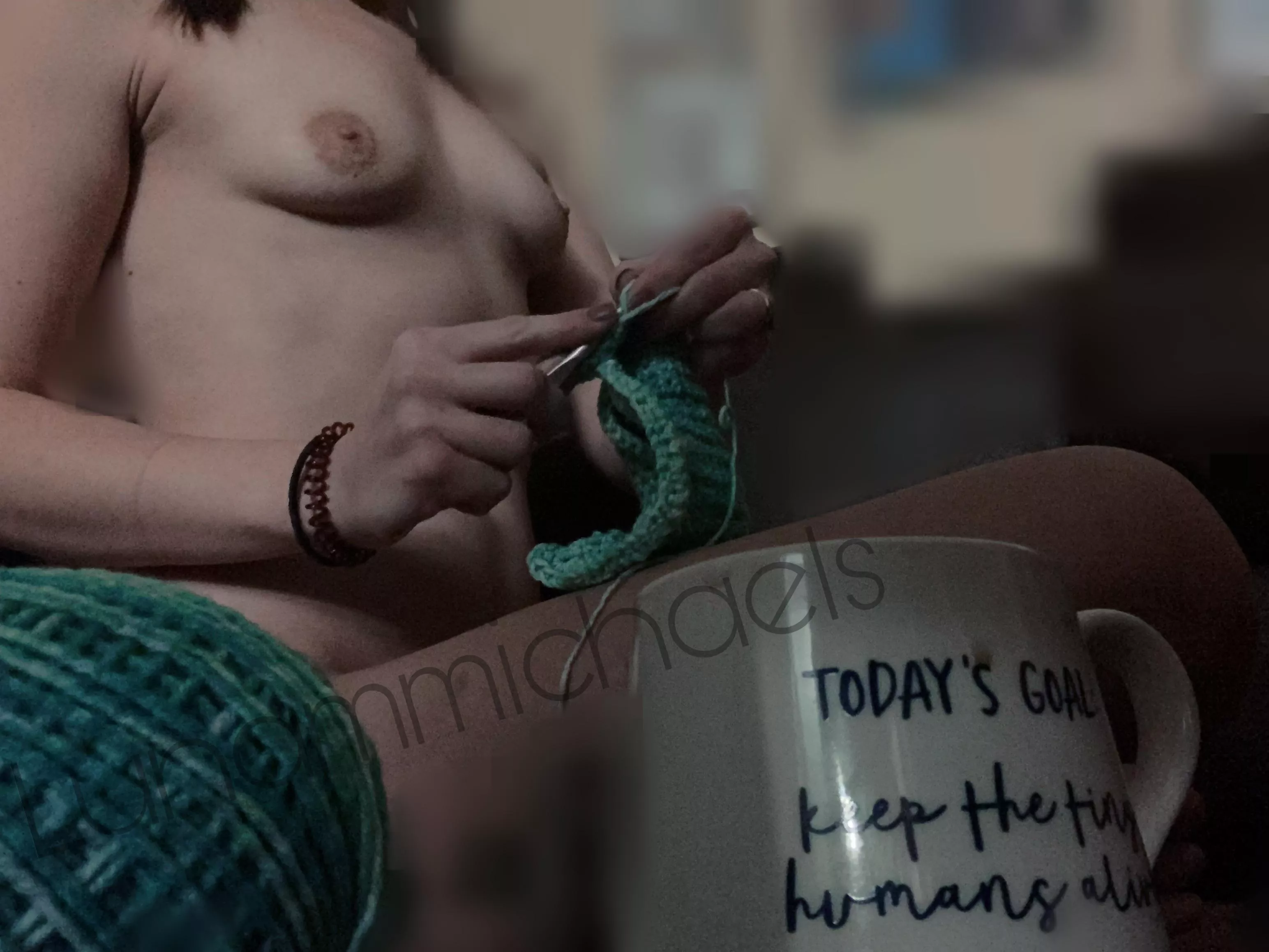 Slow morning, only advantage to a kiddo staying home.