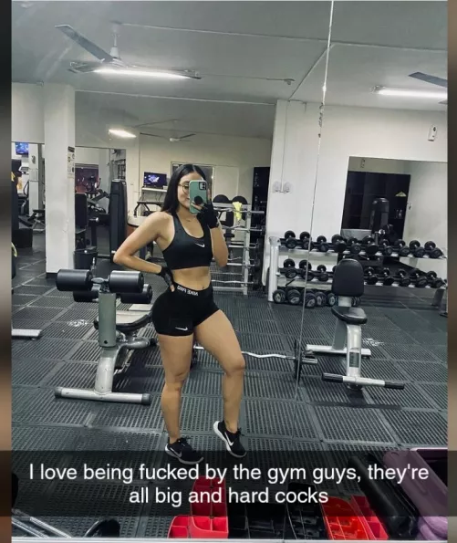 slutty gym girl