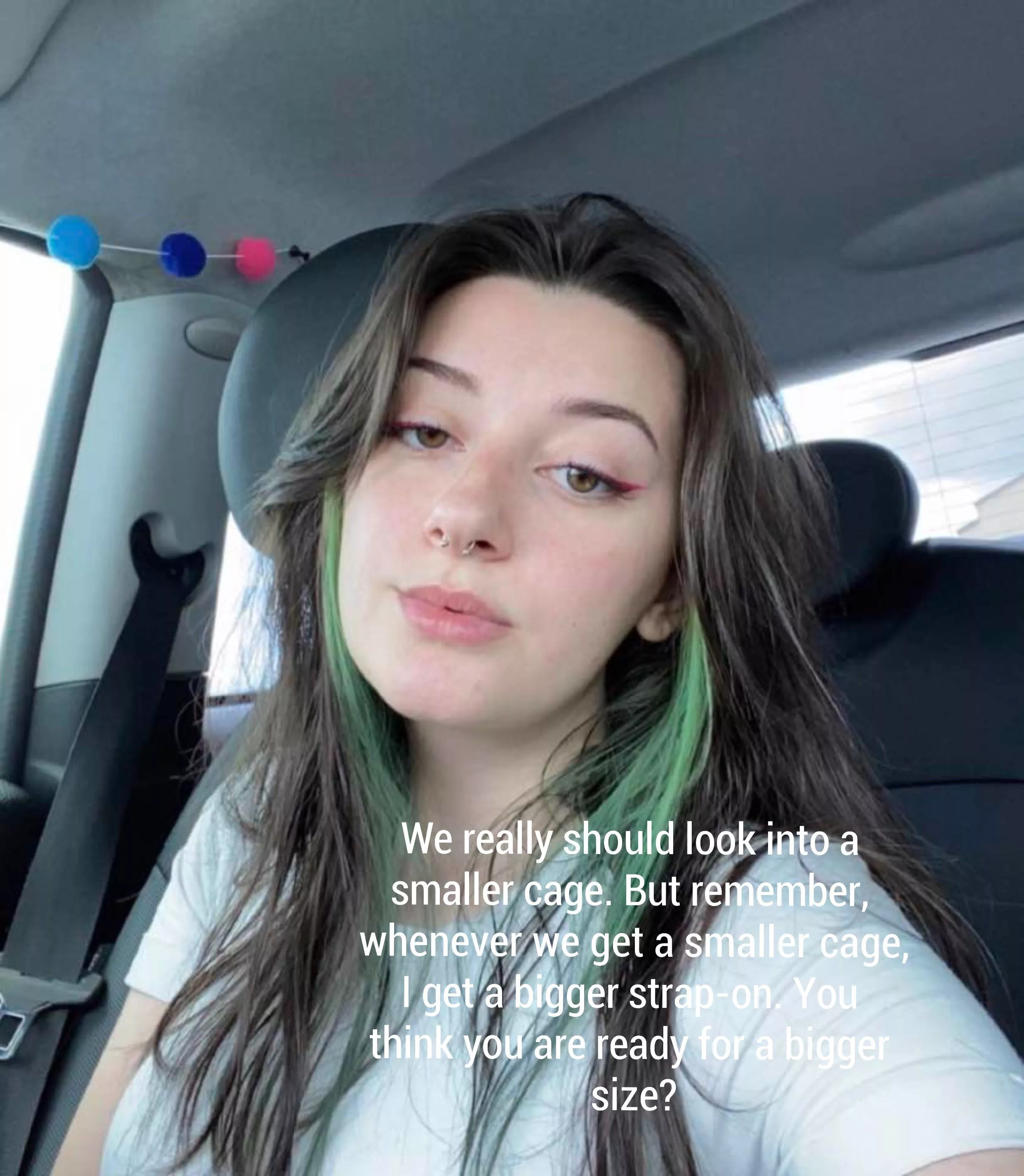 Smaller cage, Bigger Strap-on