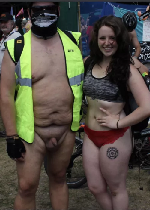 Smiling at a tiny penis