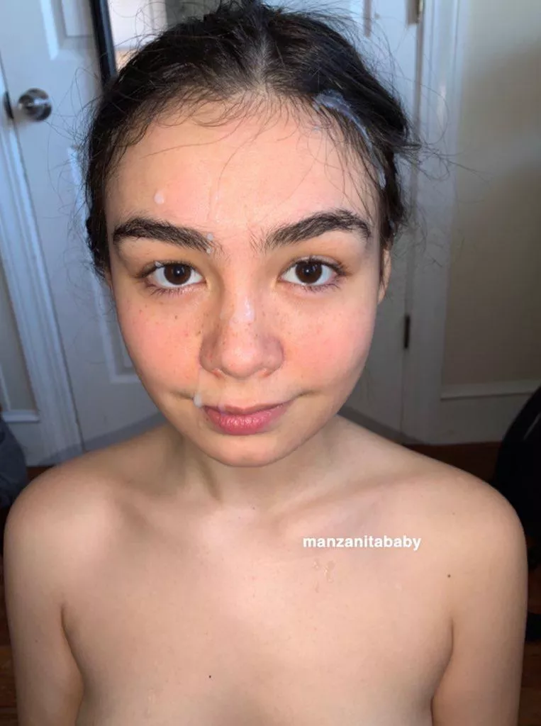 smiling cus daddy have me a facialš¤ smiling cus daddy have me a facialš¤