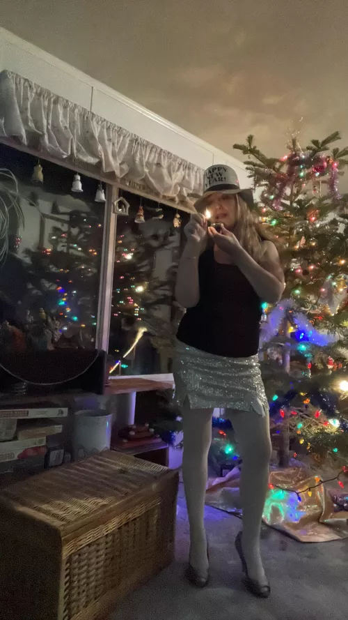 Smoke some Bud? After a wild night.😈😉. Happy New Year 🌟✨