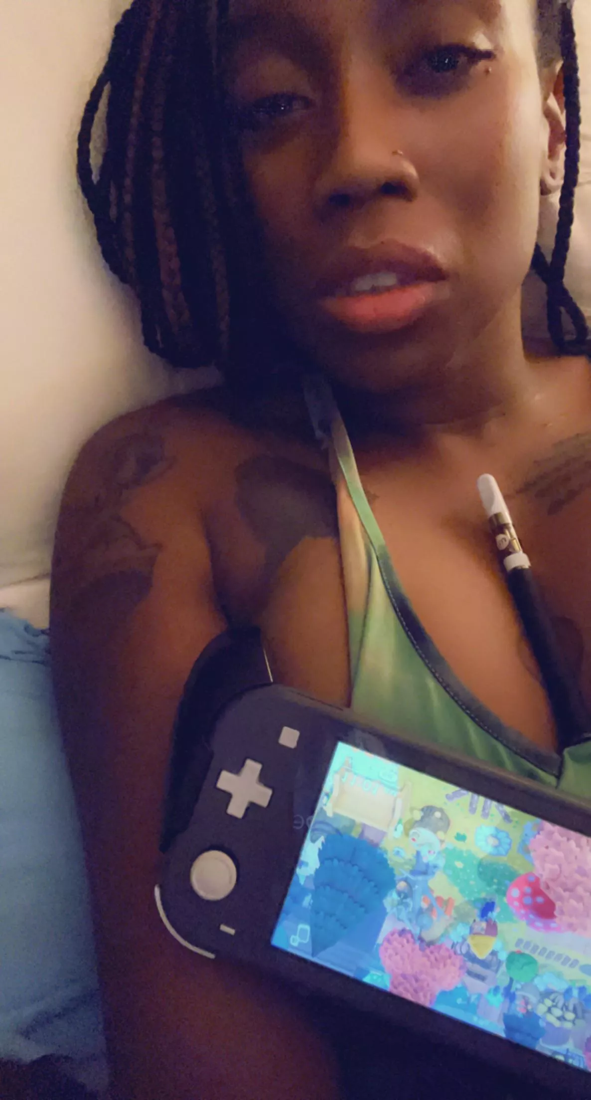 Smoking and aggressively playing AC Smoking and aggressively playing AC