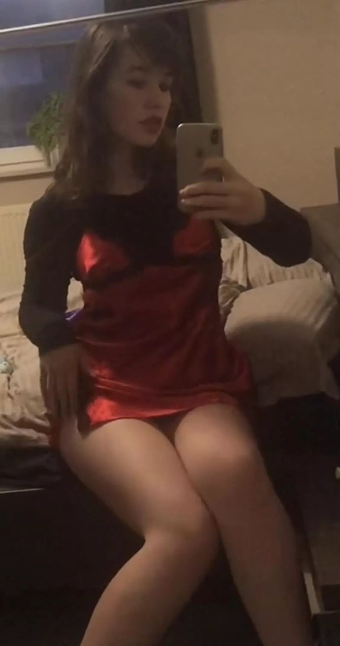 Smooth 18 year old thighs