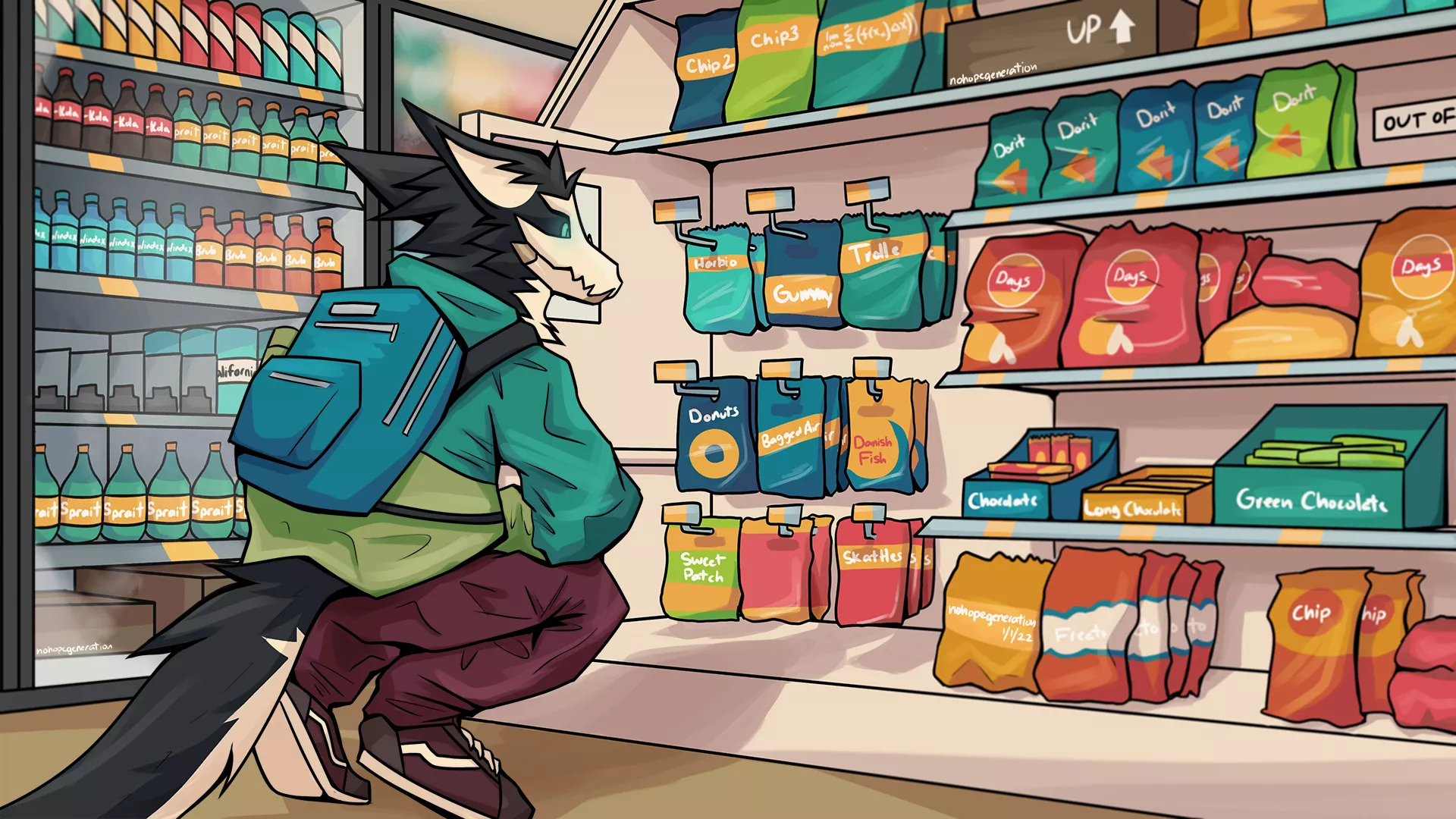 Snack Stop - art by me!