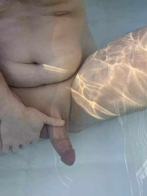 Snake in the hot tub.