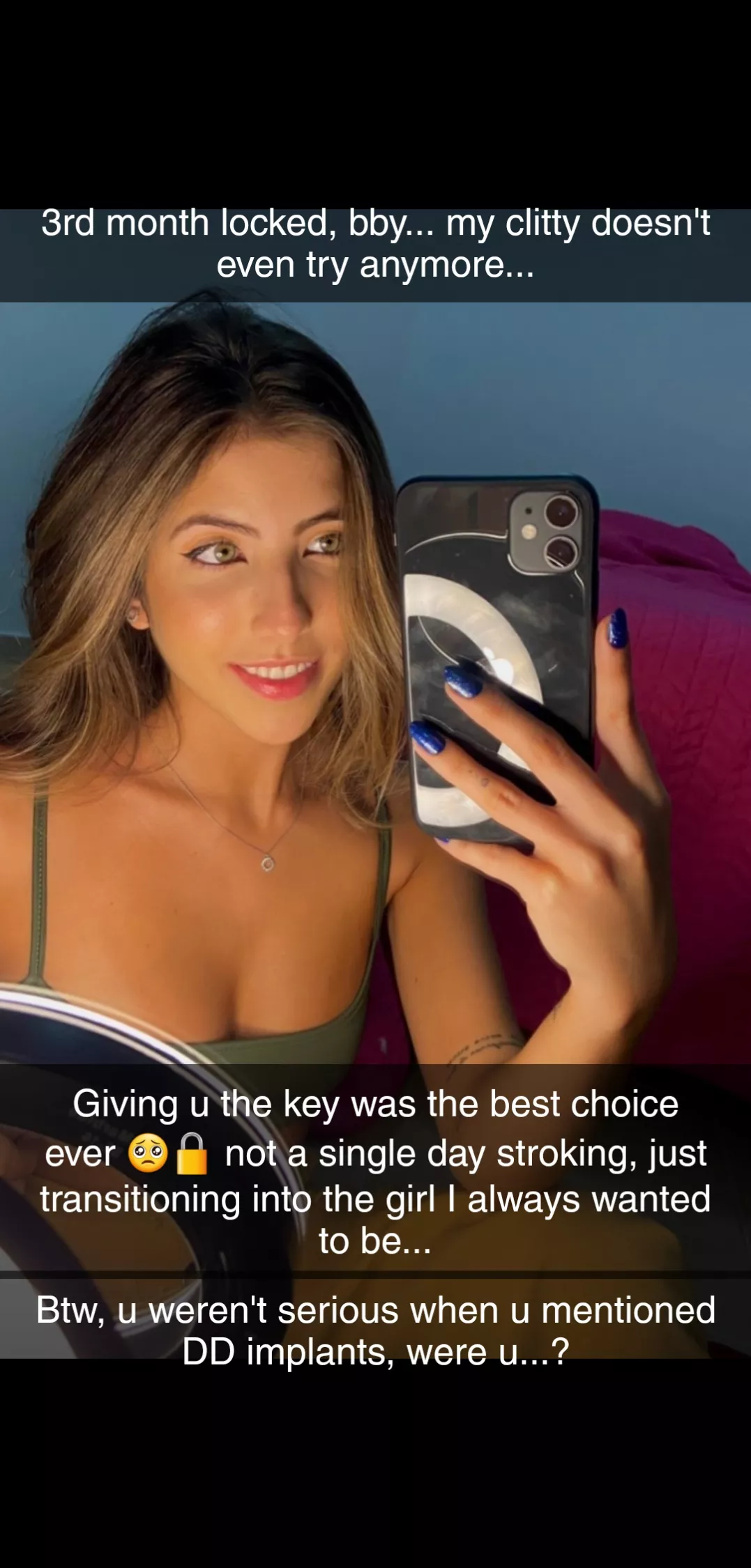 Snapcap #1: Naive Petite Tgirl