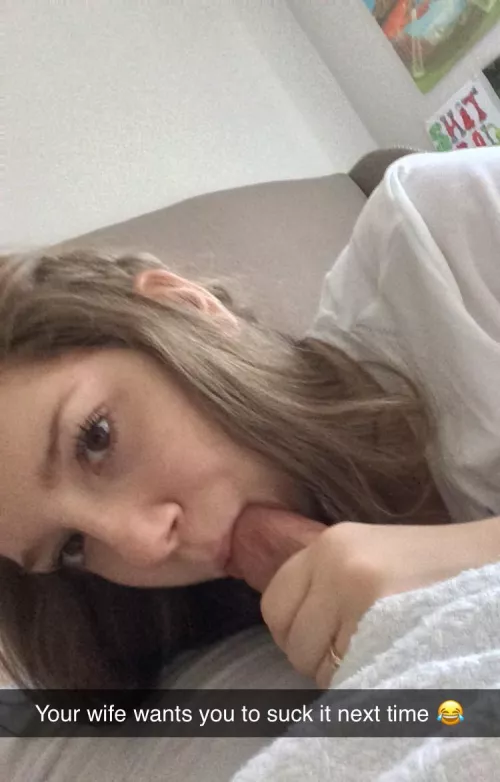 Snaps to her husband go like this 😈😌