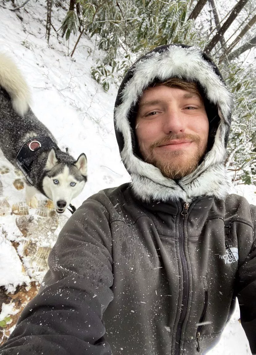 Snow day with my buddy! ❄️❄️❄️ Snow day with my buddy! ❄️❄️❄️