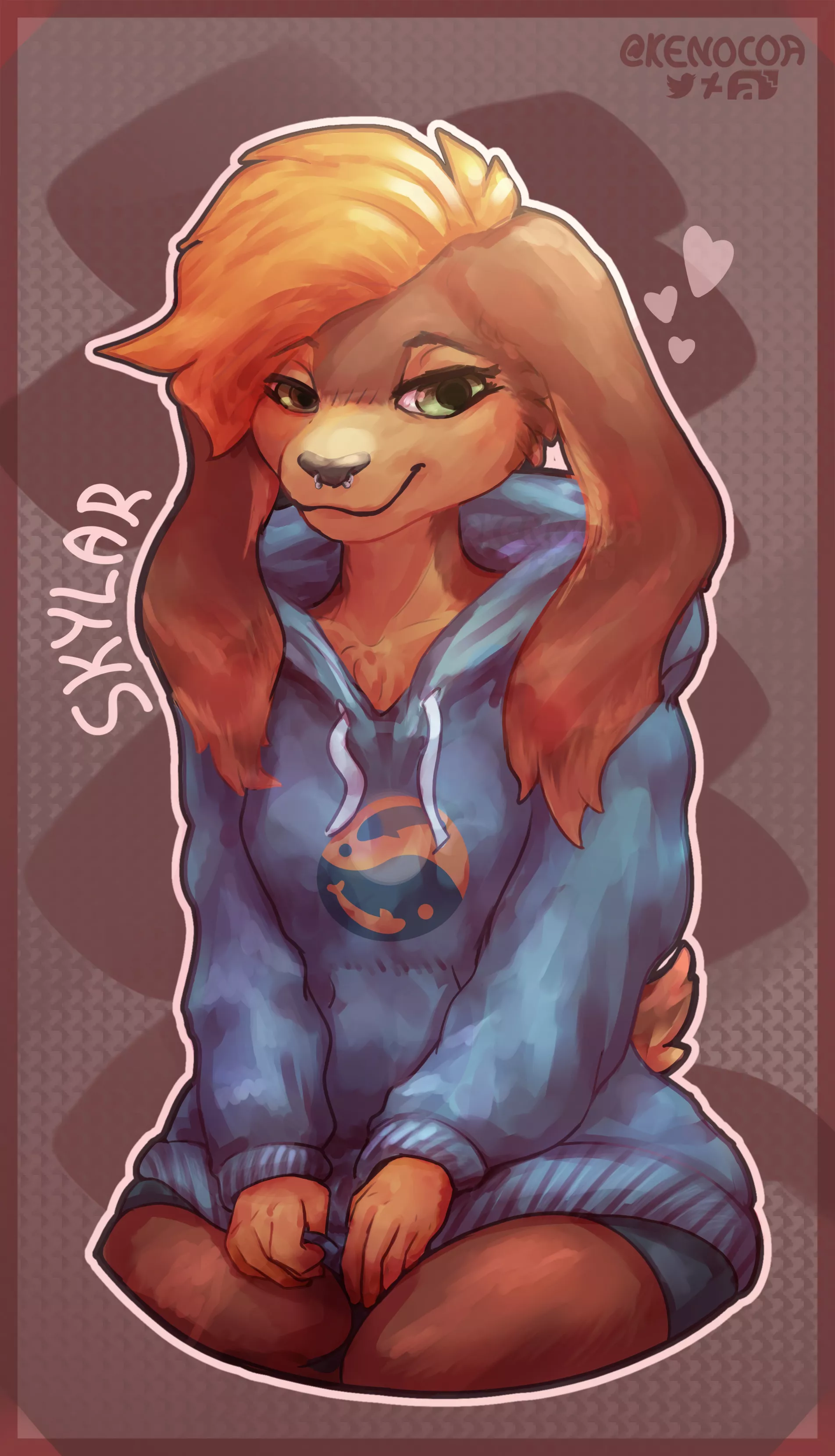 Snuggly bunnies in hoodies: Yay or nay? [art by me] Commissions open!
